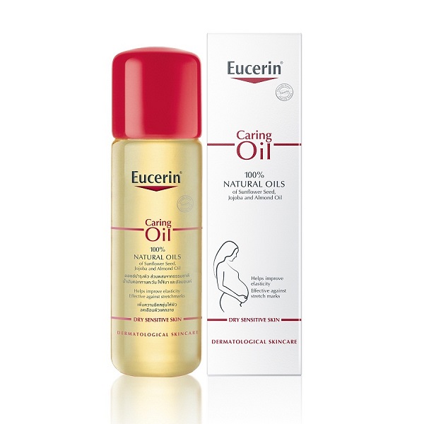 Eucerin Caring Oil 100% Natural Oils- Dầu dưỡng rạn da tự nhiên