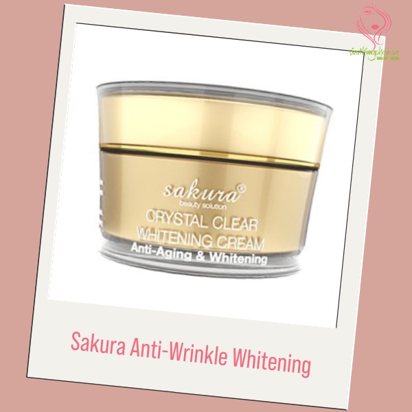 Kem ngừa lão hóa Sakura Anti-Wrinkle Whitening