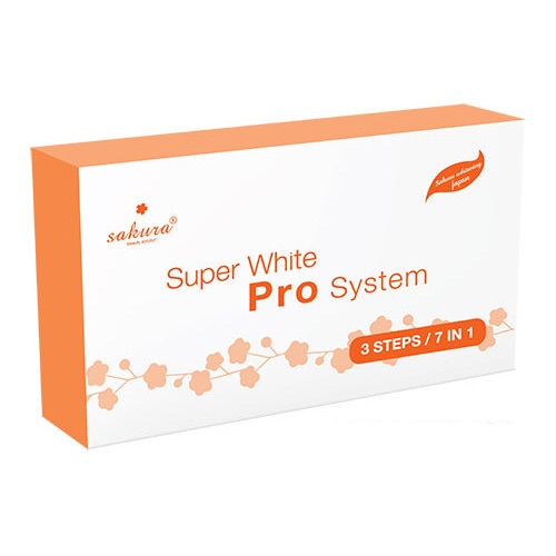 Kem tắm trắng Sakura Super White Pro System