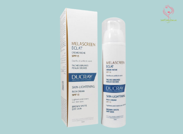 Kem dưỡng trắng da mặt cho da dầu Ducray Melascreen skin lightening SPF15