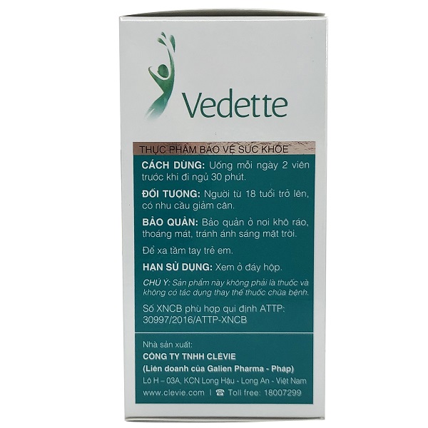 Vedette- Viên giảm cân ban đêm 