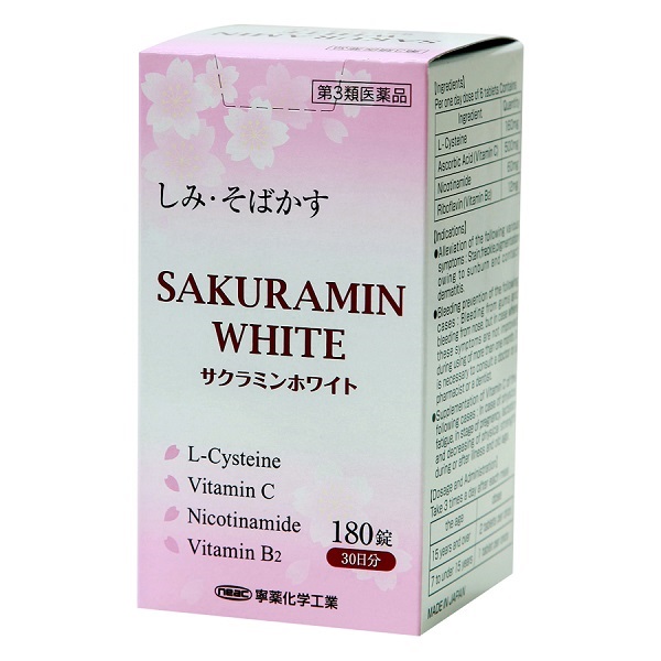Sakuramin White- Viên uống trắng da 