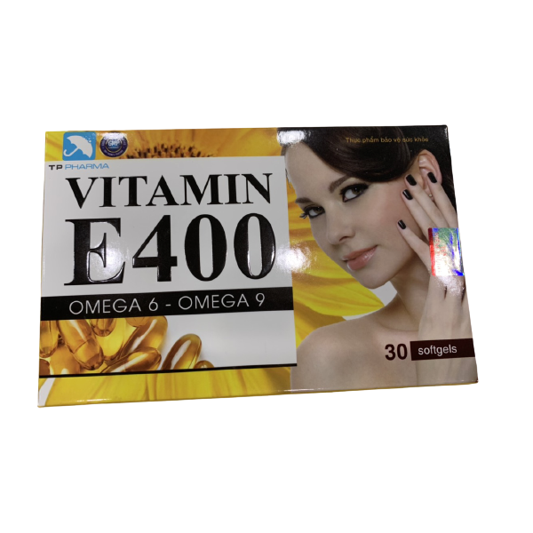 TP Pharma Vitamin E 400- Viên uống đẹp da, chống lão hóa