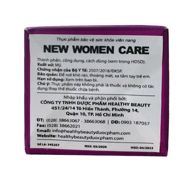 Healthy Beauty New Women Care- Cân bằng nội tiết tố nữ 
