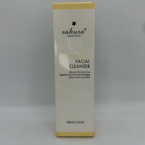 Sakura Whitening Facial Cleanser 100ml- Sữa rửa mặt trắng da 