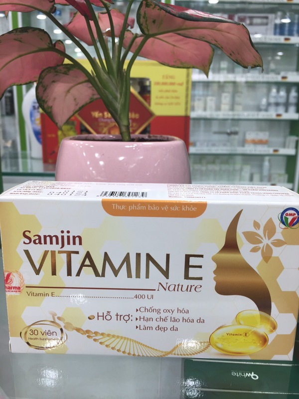 Samjin Vitamin E Nature- Viên uống đẹp da 
