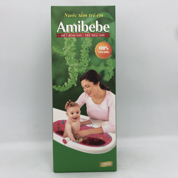 Amibebe 250ml- Nước tắm trẻ em 