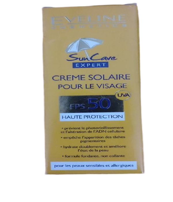 Eveline Suncare Expert SPF 50+- Kem chống nắng trắng da 