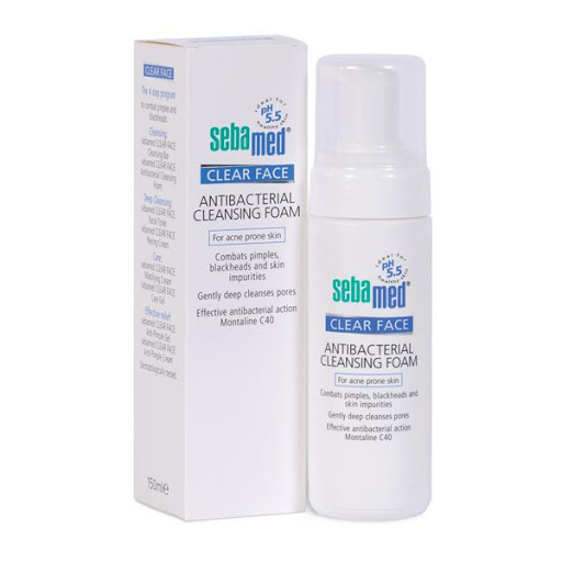 Sebamed Clear Face pH5.5- Sữa rửa mặt tạo bọt kháng khuẩn, trị mụn