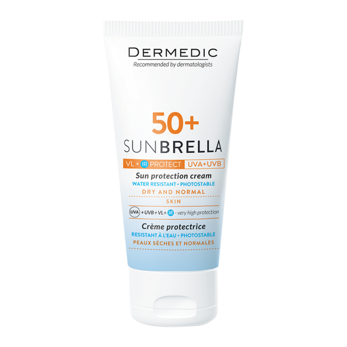 Kem chống nắng dành cho da thường và khô Dermedic Sunbrella Protection Dry & Normal Skin SPF50+