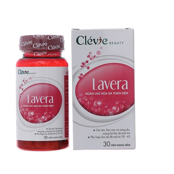 Clevie Beauty Lavera- Viên uống chống lão hóa da 
