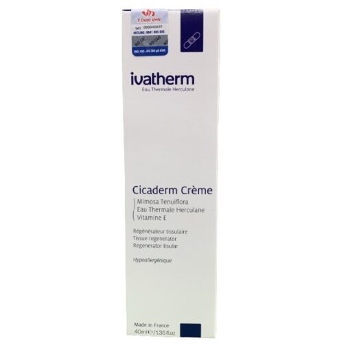Kem tái tạo và ngăn ngừa sẹo ivatherm Cicaderm Creme