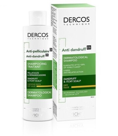 Dầu gội giúp giảm gàu dành cho da đầu dầu và ngứa Vichy Dercos Technique Anti dandruff 200ml
