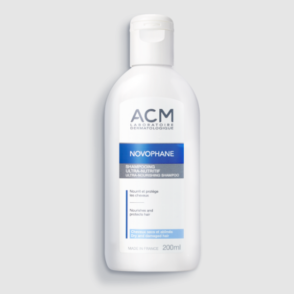 Dầu gội làm sạch da đầu ACM Novophane Ultra-Nourishing Shampoo