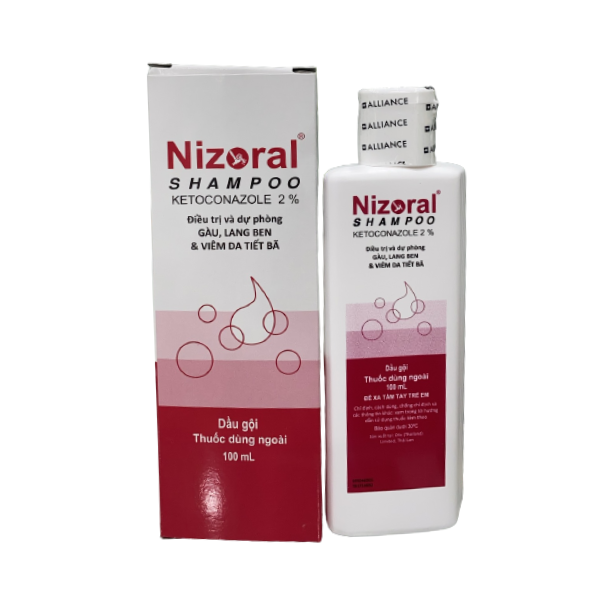 Dầu gội trị gàu và nấm da đầu Nizoral Shampoo 100ml