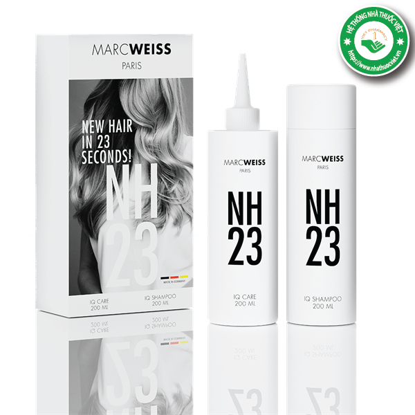 Bộ sản phẩm Dầu gội và Nước dưỡng tóc Marc Weiss Paris NH 23