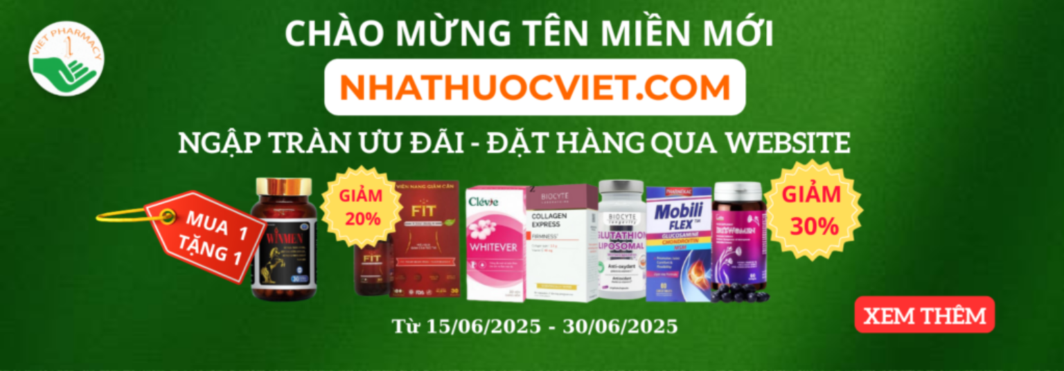 Chúc mừng tên miền mới của Nhà thuốc Việt