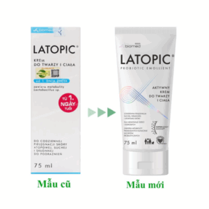 Kem dưỡng ẩm làm dịu ngứa, dị ứng Latopic Face and Body Cream
