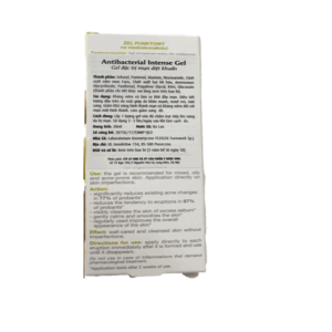Antibacterial Intense Gel- Gel đặc trị mụn