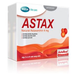 Astax - Viên uống cải thiện nếp nhăn Natural Astaxanthin 4mg