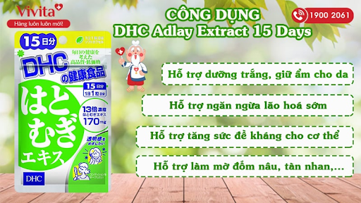 Đối tượng sử dụng phù hợp viên uống trắng da DHC