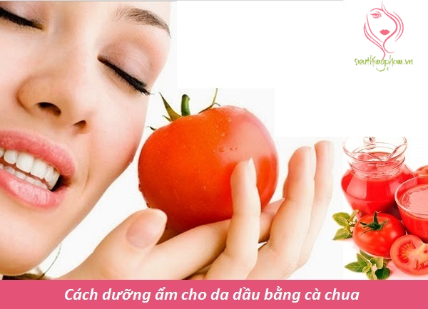 Cách dưỡng ẩm cho da dầu bằng cà chua