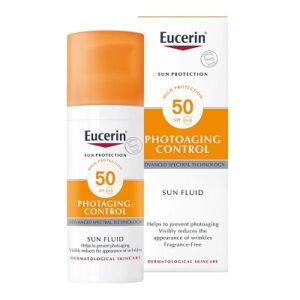 Eucerin Sun Fluid Photo Aging Control SPF50 - Kem chống nắng ngừa lão hóa
