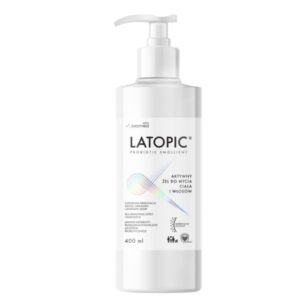 Gel tắm gội dành cho da dị ứng và kích ứng Latopic Body and Hair Wash Gel