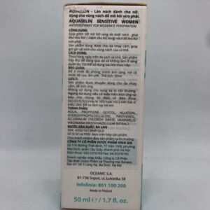 Lăn nách Aquaselin sensitive women 50ml