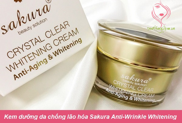 Kem dưỡng da chống lão hóa Sakura Anti-Wrinkle Whitening