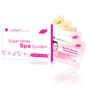 Kem tắm trắng hồng da Sakura Super White Spa System