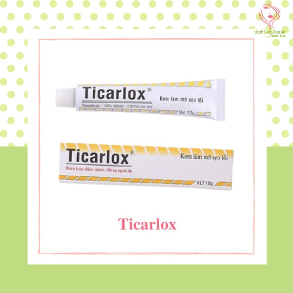 Kem trị sẹo lồi Ticarlox