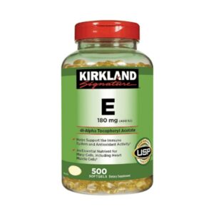 Viên uống KIRKLAND Signature VITAMIN E 180MG