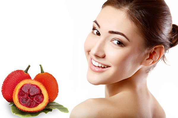 Mặt nạ chống lão hóa da với dầu gấc