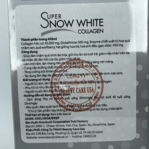 Super Snow White Collagen- Hỗ trợ trắng da, bổ sung collagen