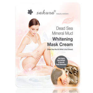 Sakura Dead Sea Mineral Mud Whitening Mask Cream- Kem bùn khoáng tắm trắng