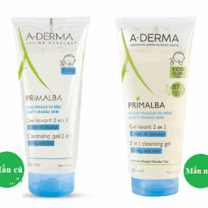 Sữa tắm gội dịu nhẹ cho bé A-Derma Primalba 2in1 Cleansing Gel