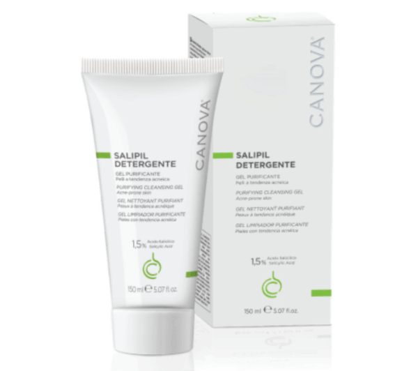 Gel rửa mặt ngăn ngừa mụn Canova Salipil Detergente 150ml
