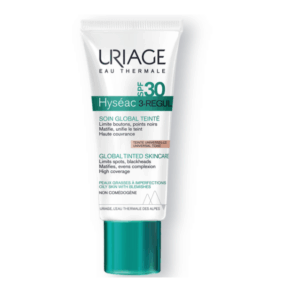 Uriage Hyseac 3-Regul Glob Teint Spf30 - Kem trang điểm, ngăn ngừa mụn trứng cá hỗn hợp