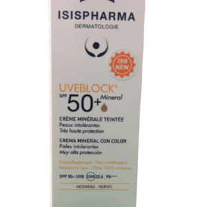 Isispharma Uveblock SPF50+ Tinted Mineral Cream 40ml (nâu)- Kem chống nắng