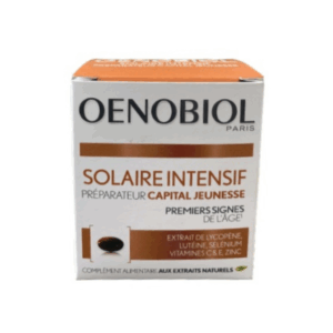 Viên uống chống nắng nội sinh trẻ hoá da Oenobiol Solaire Intensif Capital Jeunesse