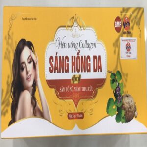 Viên uống Collagen Sáng Hồng Da- Sâm tố nữ nhau thai cừu