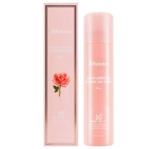 Xịt chống nắng JMsolution Glow Luminous Flower Sun Spray Rose SPF50+
