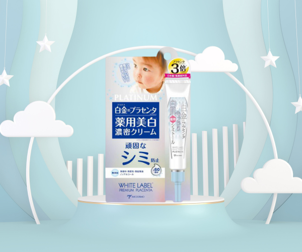 Kem White Label Platinum Placenta Whitening Cream ngừa thâm nám dưỡng trắng da (Tuýp 20g)