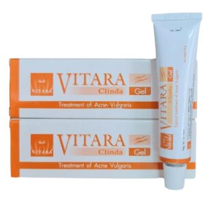 Kem trị mụn Vitara Clinda Gel trị mụn trứng cá, mụn viêm, mờ sẹo và vết thâm tuýp 15g